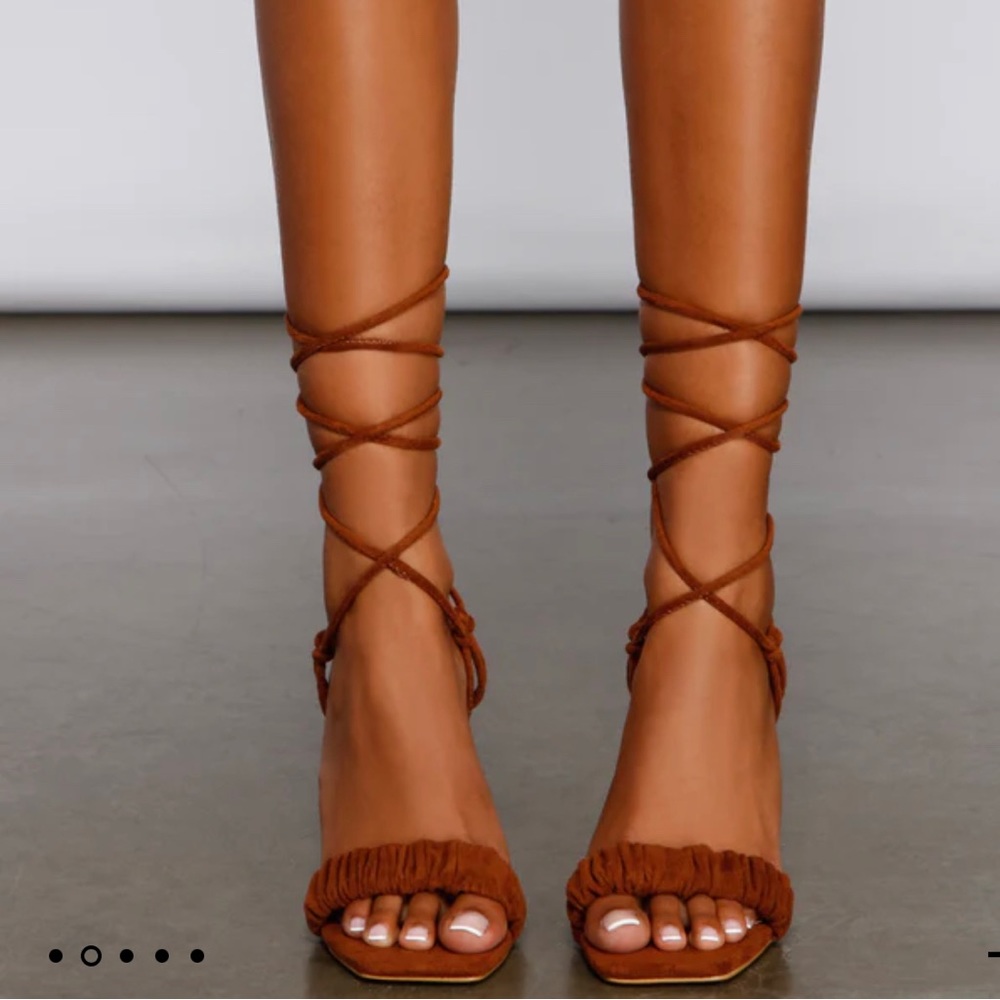 Stylish Stunner Faux Suede Block Heels